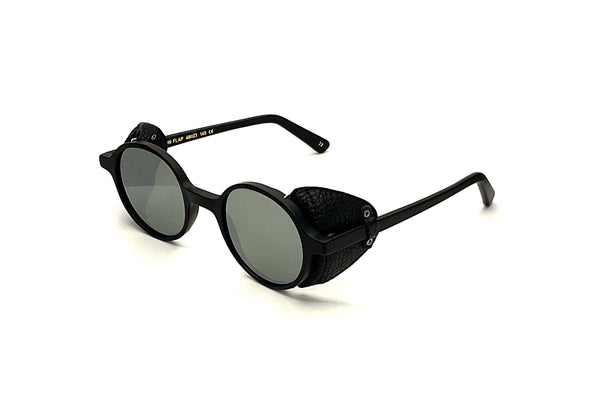 L.G.R - Reunion Flap (Black Matt 22/Black Leather | Flat Silver Mirror)