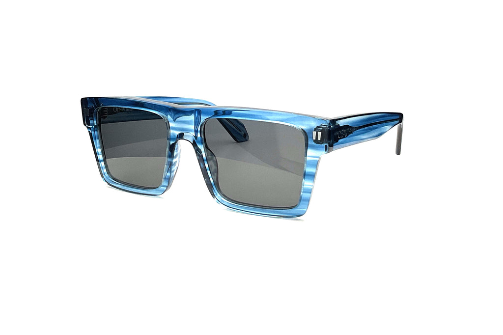 OFF WHITE Lawton Sunglasses Black Frame & Blue lenses -BRAND NEW Off-White Lawton Square Acetate Sunglasses | Neiman Marcus main image 3
