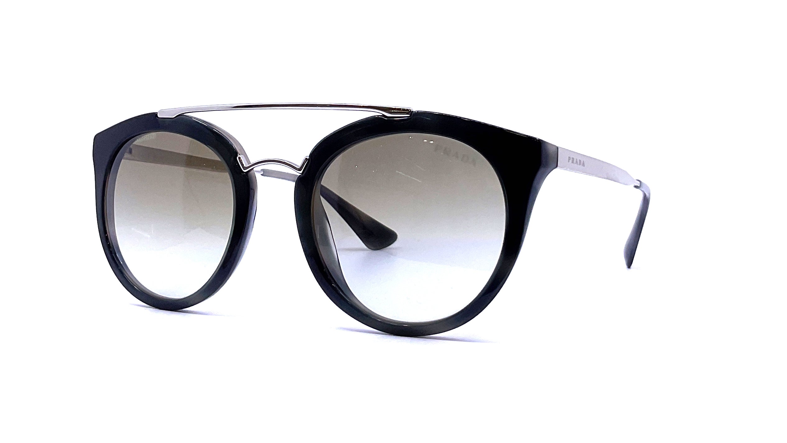 PRADA SPR 17M-A サングラス Prada PR 17WS S (49 - 20) with Grey lenses and Black frame