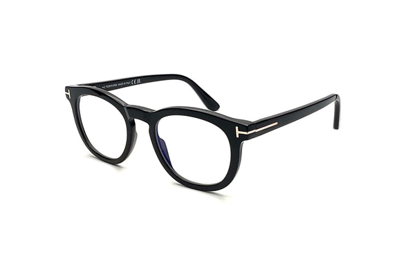 Tom Ford - TF5993-B (Shiny Black) + Clip On