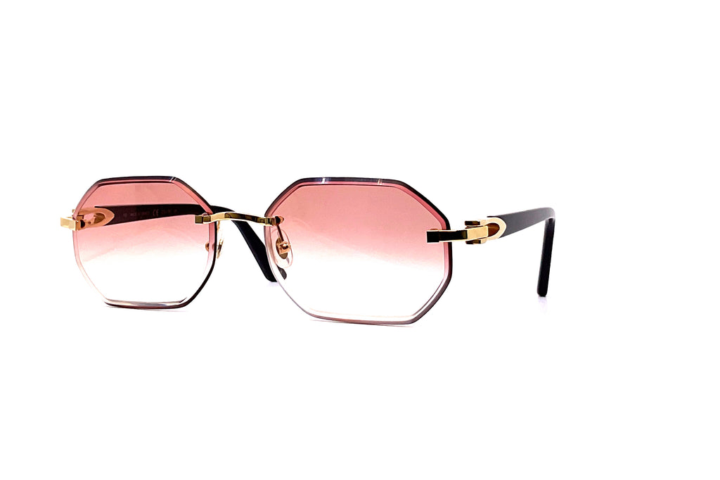 Cartier C Décor CT0318O Custom Transition Lens (001) – Good