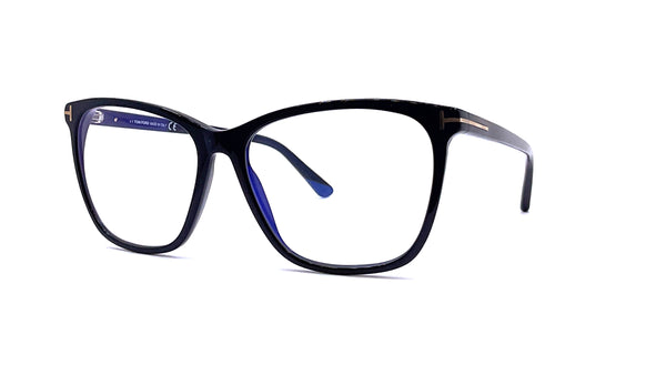 Tom Ford - Blue Block Soft Cat Eye Shape Opticals TF5762-B (001)