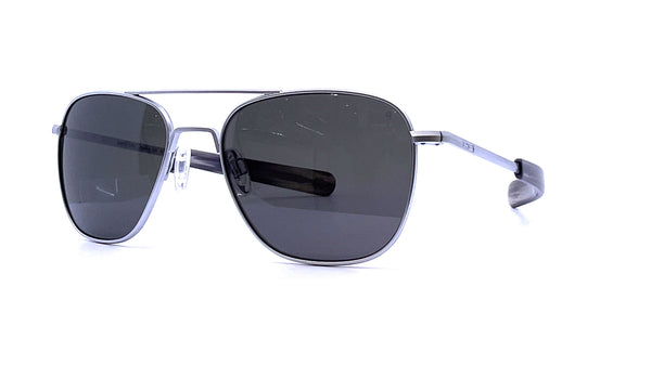 Randolph - Aviator (Matte Chrome | Cobalt Polarized)