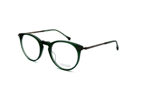 Matsuda - M2076 (Matte Bottle Green/Antique Silver)
