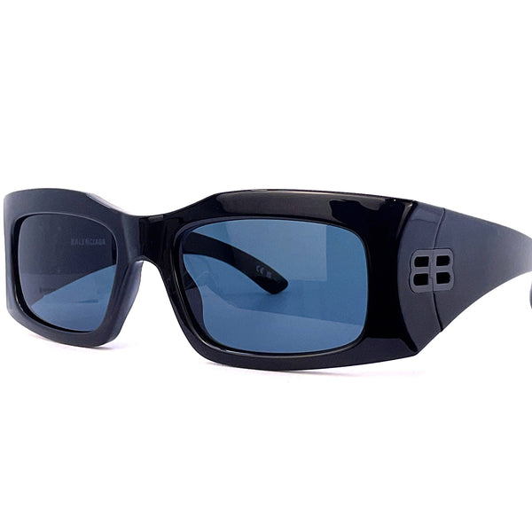 BALENCIAGA サングラス BB0291S BALENCIAGA | HOURGLASS RECTANGLE SUNGLASSES | BLACK