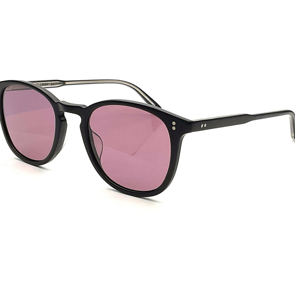 Garrett Leight - Kinney (Matte Black | Semi-Flat Pure Acai Polar