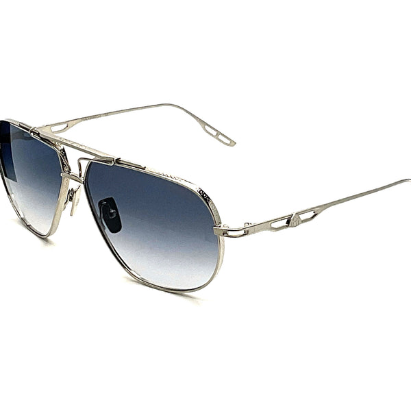 ミラーアンダーソン　ブライトシティ　UKオリジナル Maybach Eyewear - The Commander I (Platinum Plated | Blue/Grey
