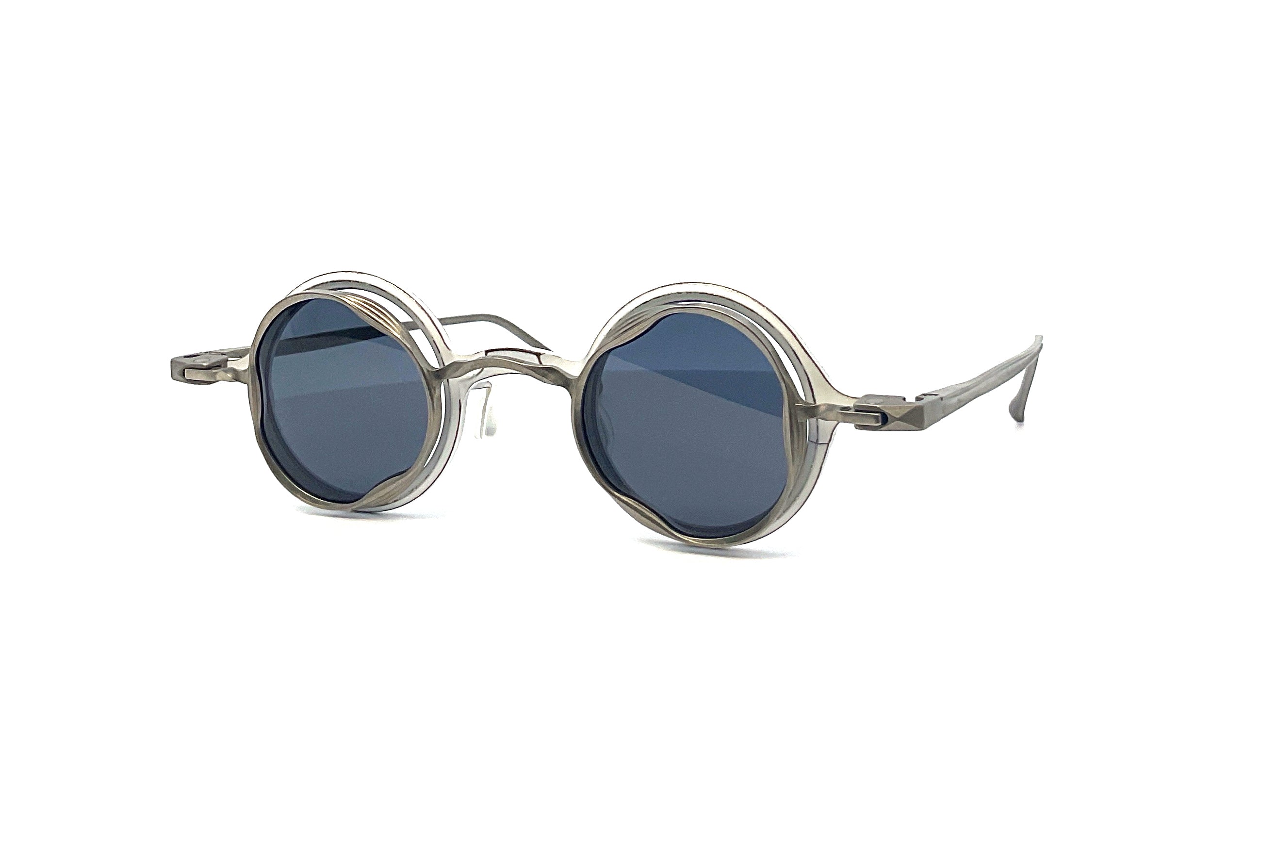 Rigards - RG1912CU (Chalk White | Titanium) + Sun Clip (Dark