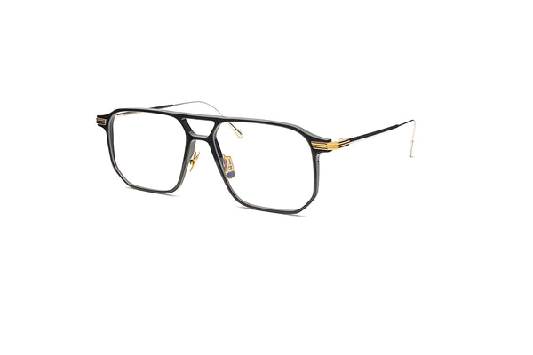Cutler and Gross - 0006 (Black on 24K Yellow Gold + 18K Rhodium)