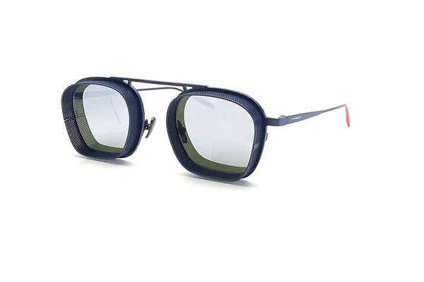Vysen - Tycan (Dark Blue Matte | Silver Mirror)