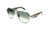Maybach Eyewear - The King III (Palladium Plated | Black/Golden Madrone/Ebony/Forrest Green BEM | Green Gradient)