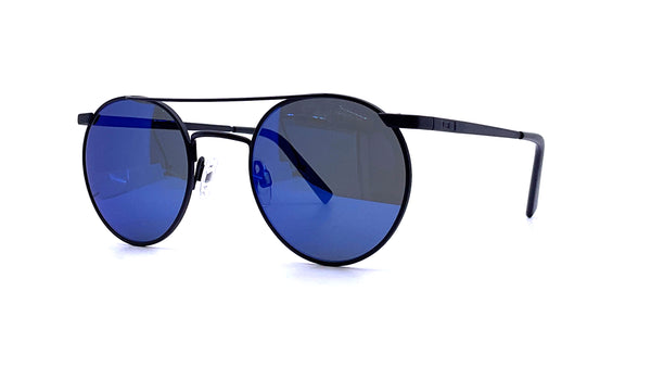 Randolph - P3 Shadow Small (Matte Black | Blue Sky Flash Mirror)