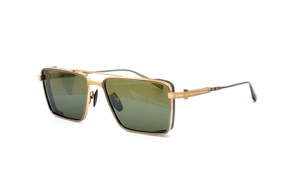 Akoni - Sprint-A (White Gold/Matte Black Palladium | Dark Olive Flash Mirror)