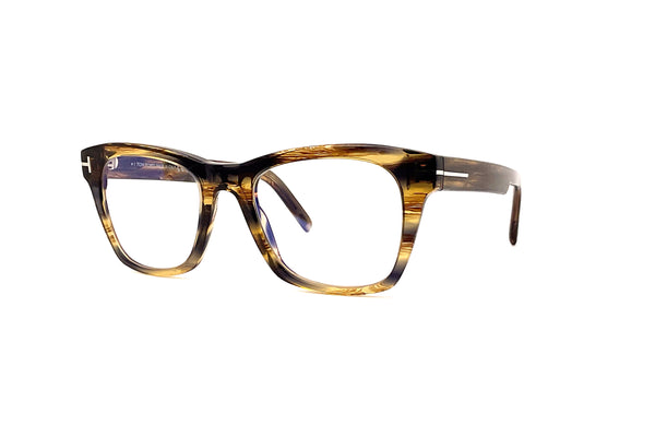 Tom Ford - TF5886-B (Shiny Striped Horn Havana)