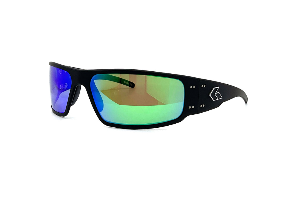 gatorz magnum グリーンミラー GATORZ マグナム アジアンフィット ブラック/グリーン「WARRIORS