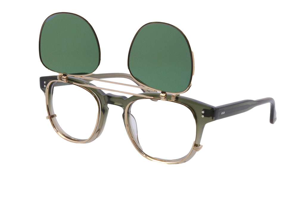 美品 GARRETT LEIGHT クリアフレーム 彫金ゴールド サングラス 01_ff496ae9-0d35-4da4-b83f-