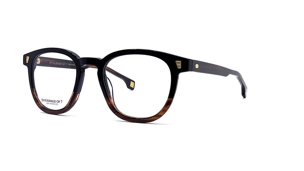 Entourage of 7 Eyeglasses - Jackson XL (Black Brown Gradient