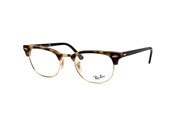 Ray-Ban - Clubmaster Fleck Optics(Polished Brown Havana)