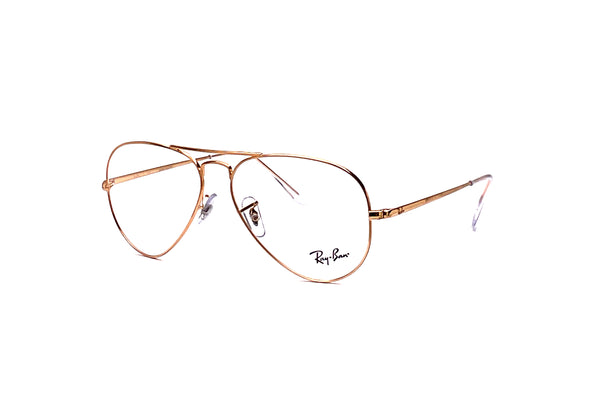 Ray-Ban - Aviator Optics (Polished Rose Gold)