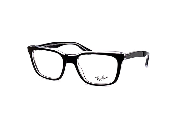 Ray-Ban - RB5391 Optics (Polished Black On Transparent)