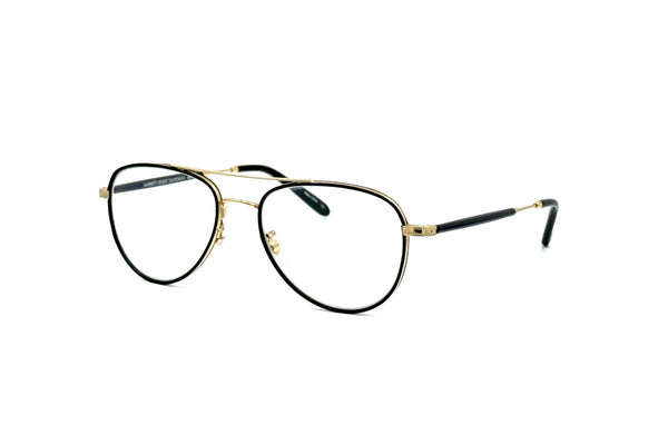 Garrett Leight - LINNIE (Matte Black-Gold) + Sun Clip (Gold | Brown Gradient)