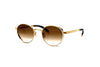 Maybach Eyewear - The Boulevard I (24k Gold Plated/Ebony | Light Bronze Gradient)