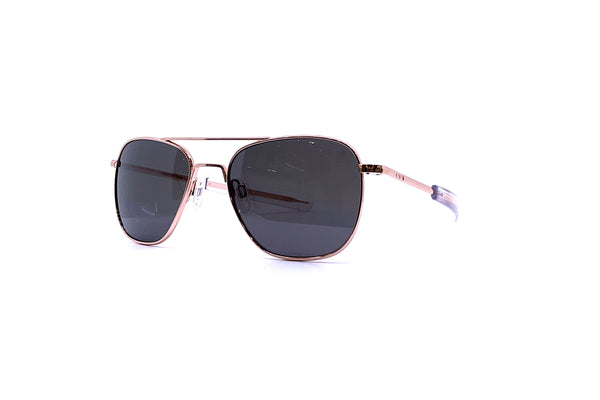 Randolph - Aviator (22k Rose Gold | American Gray Polarized)