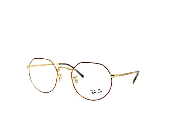 Ray-Ban - Jack Optics (Polished Havana On Gold | Clear)