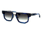 Dita - Mach-Nine (Blue Swirl - Antique Silver | Grey to Clear Gradient)