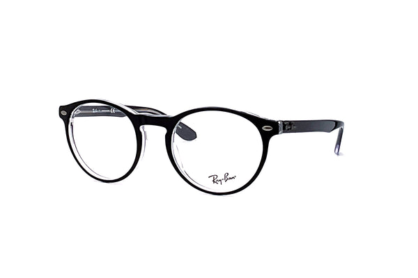 Ray-Ban - RB5283 Optics (Polished Black On Transparent)