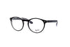 Ray-Ban - RB5283 Optics (Polished Black On Transparent)