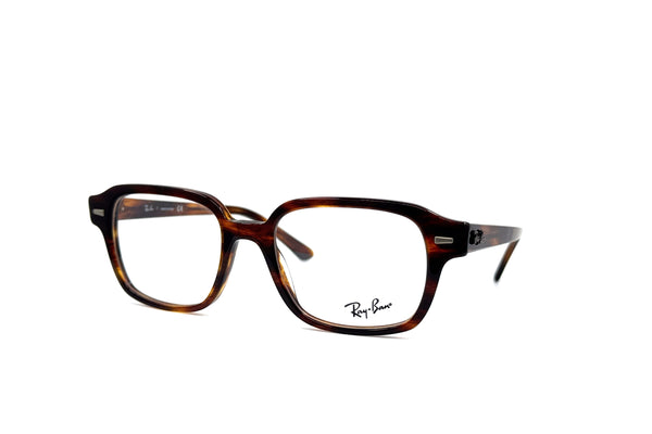Ray-Ban - RB 5382 (Polished Striped Havana | Clear)