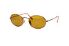 Ray-Ban - Oval Flat Lenses (Polished Copper | Yellow Photochromic)