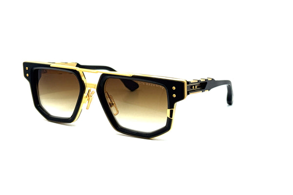 Dita - Mach-Nine (Black Glass - Yellow Gold | Brown to Clear Gradient)