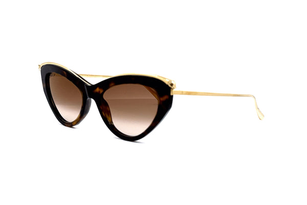 Cartier - Panthère de Cartier - CT0596S (Dark Havana/Gold | Brown)