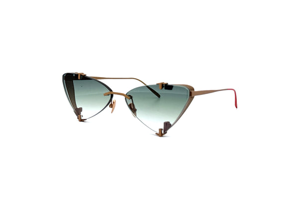 Vysen - Voras (Champagne Rose Gold/Matte Titanium | Green Gradient)