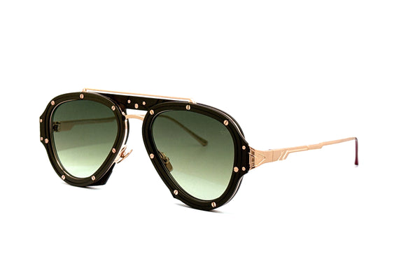 Vysen - Nissim (Shiny Rose Gold/Dark Military Green Matte Titanium | Green)