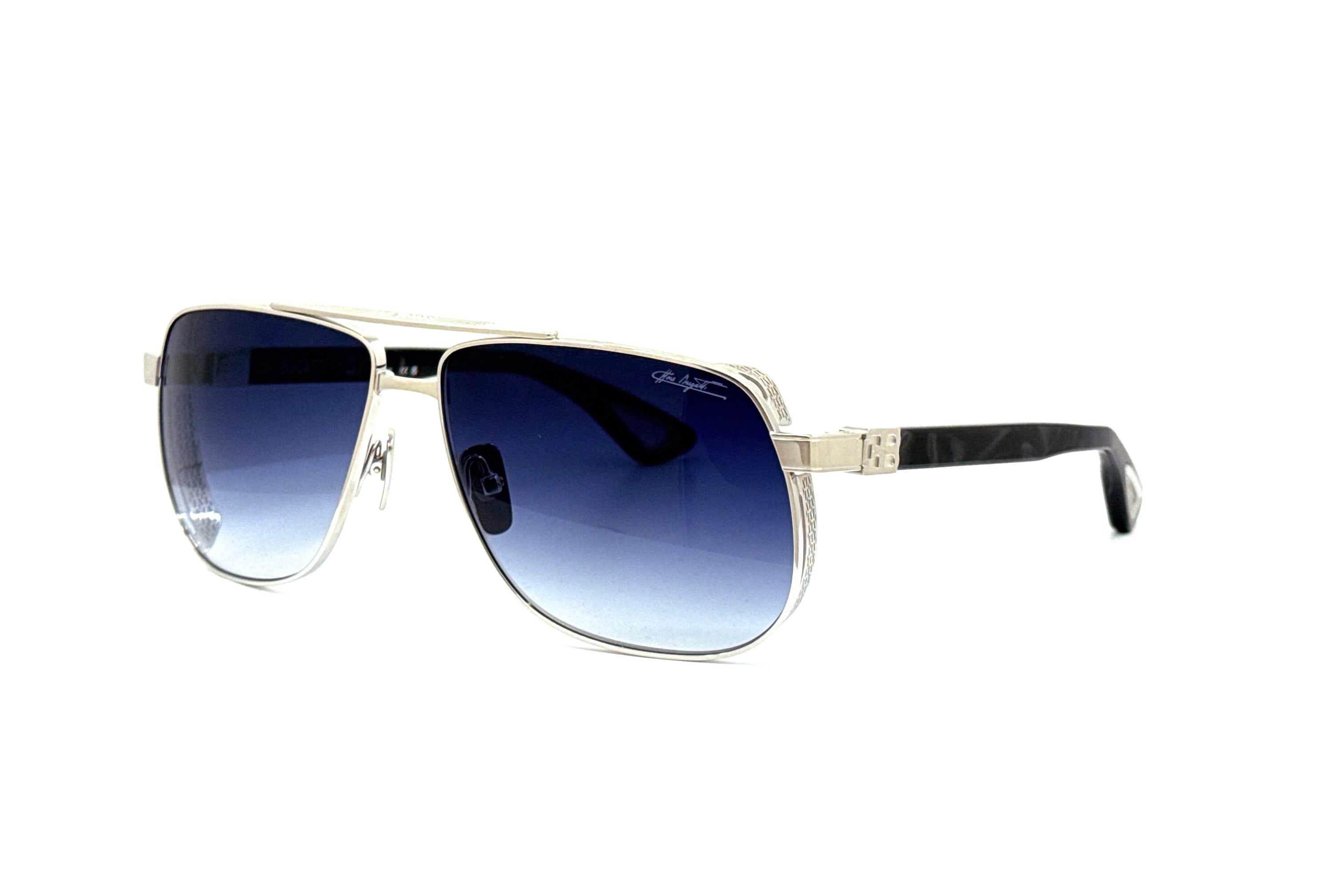 BUGATTI - 100 (Sterling Silver/Black Gray Pearl