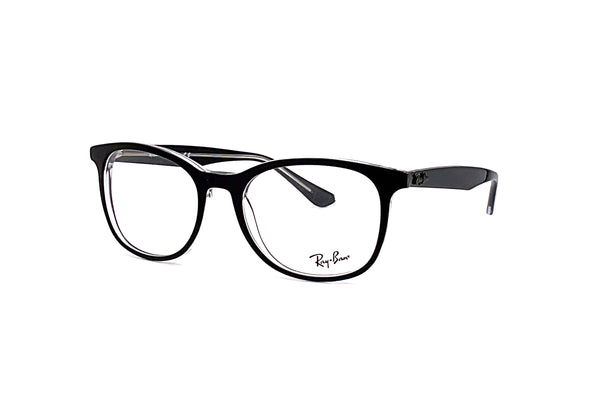 Ray-Ban - [54] RB5356 Optics (Polished Black On Transparent)