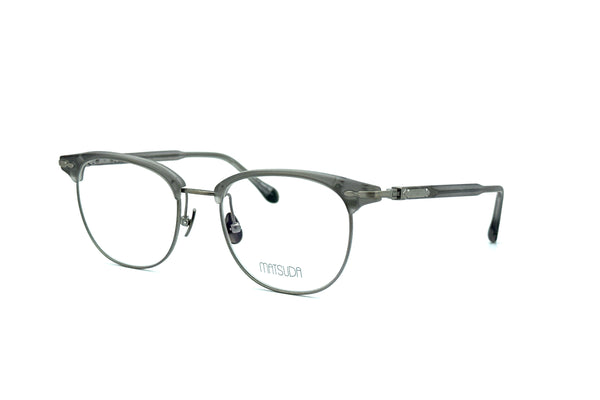 Matsuda - M2048 (Matte Gray Crystal/Antique Silver)