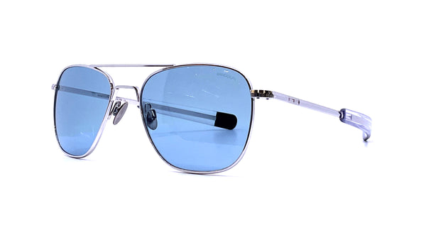 Randolph - Aviator (23k White Gold | Blue Hydro)