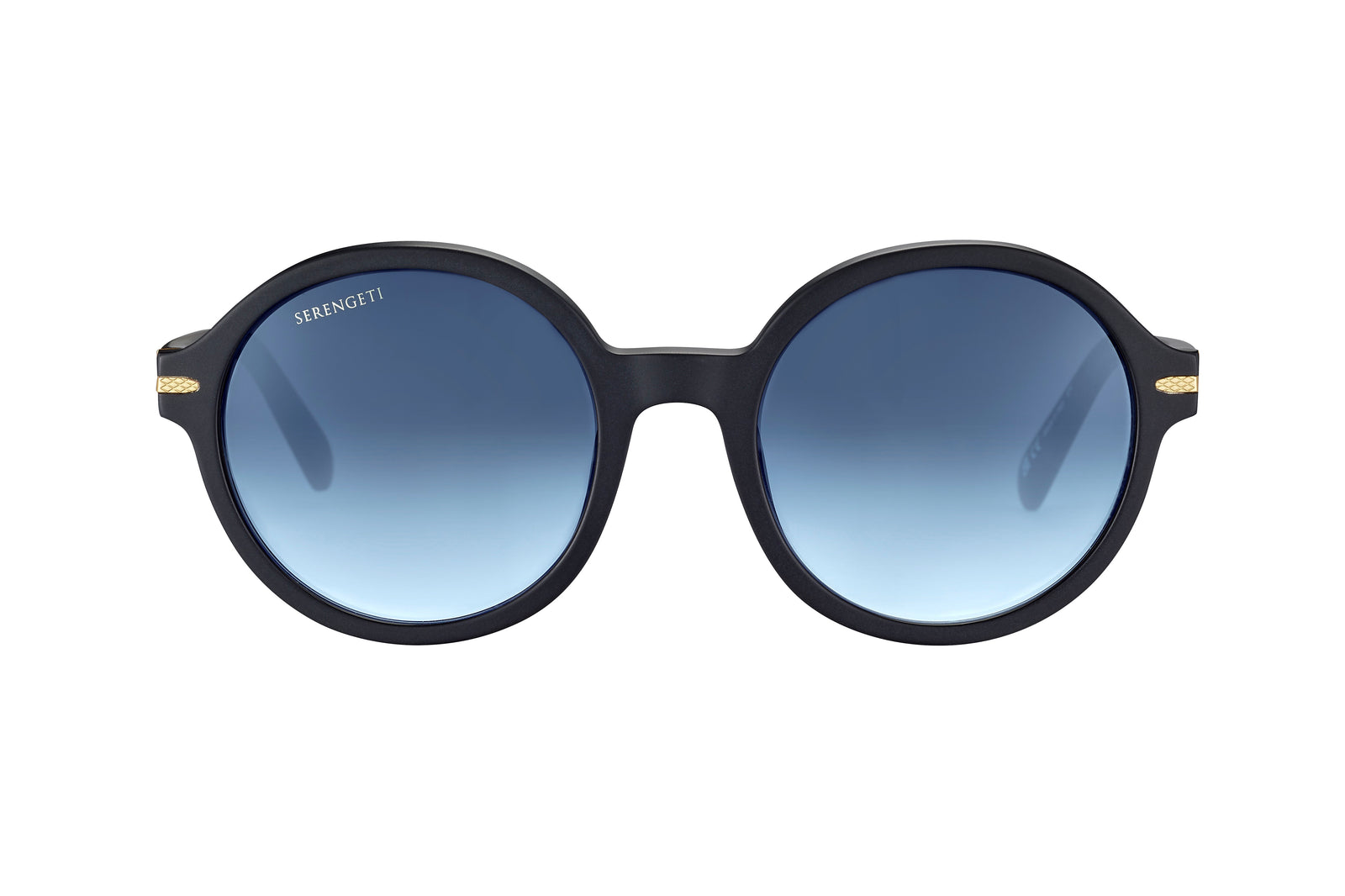SERENGETI Joan SS577004 Polarized Blue Gradient Sunglasses Matte Black Serengeti SS577004 Sunglasses main image 2