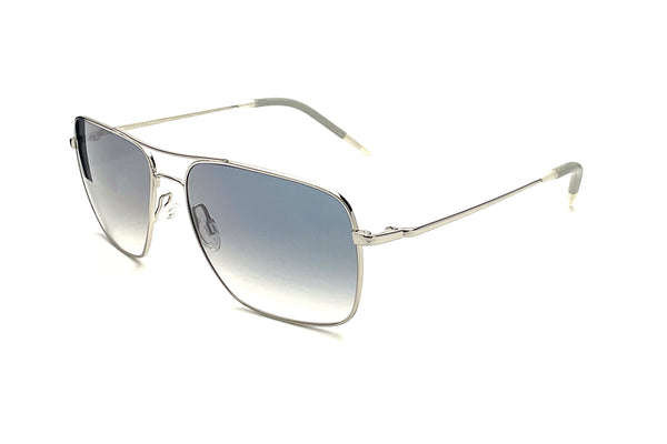 Oliver Peoples - Clifton (Silver | Clear Gradient Blue)
