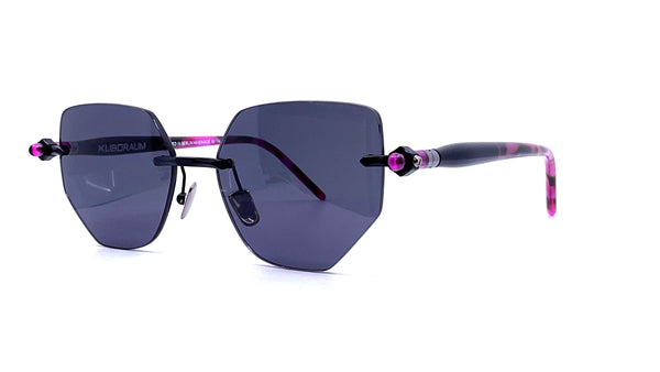 Kuboraum - Mask P58 (Black Matt/Black Shine/Havana Fuchsia)