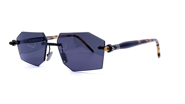 Kuboraum - Mask P55 (Black Matt/Tortoise)
