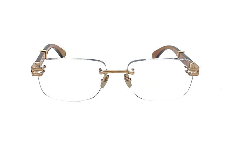 Maybach Eyewear - The Highness (Mellow Gold | Deep Teal Ocean/Ebony)