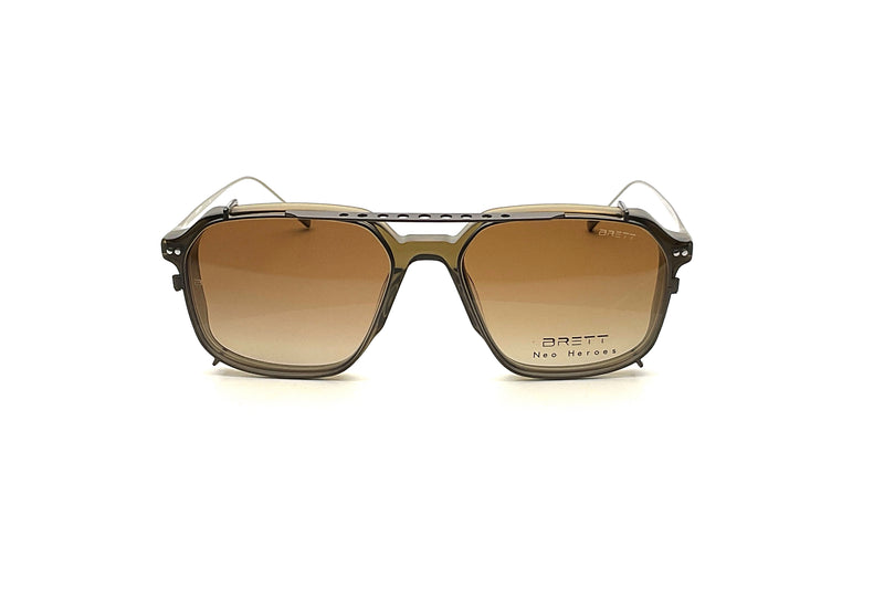 BRETT Eyewear - Ralph Clip Sun [55] (Gun)
