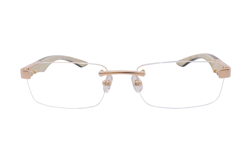メガネ MAYBACH Maybach Eyewear - THE ARTIST III - rose gold plated Maybach Eyewear - The Artist III (Rose Gold/Walnut Burr
