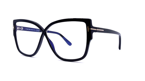 Tom Ford - Blue Block Rounded Butterfly Opticals TF5828 (ECO 001)