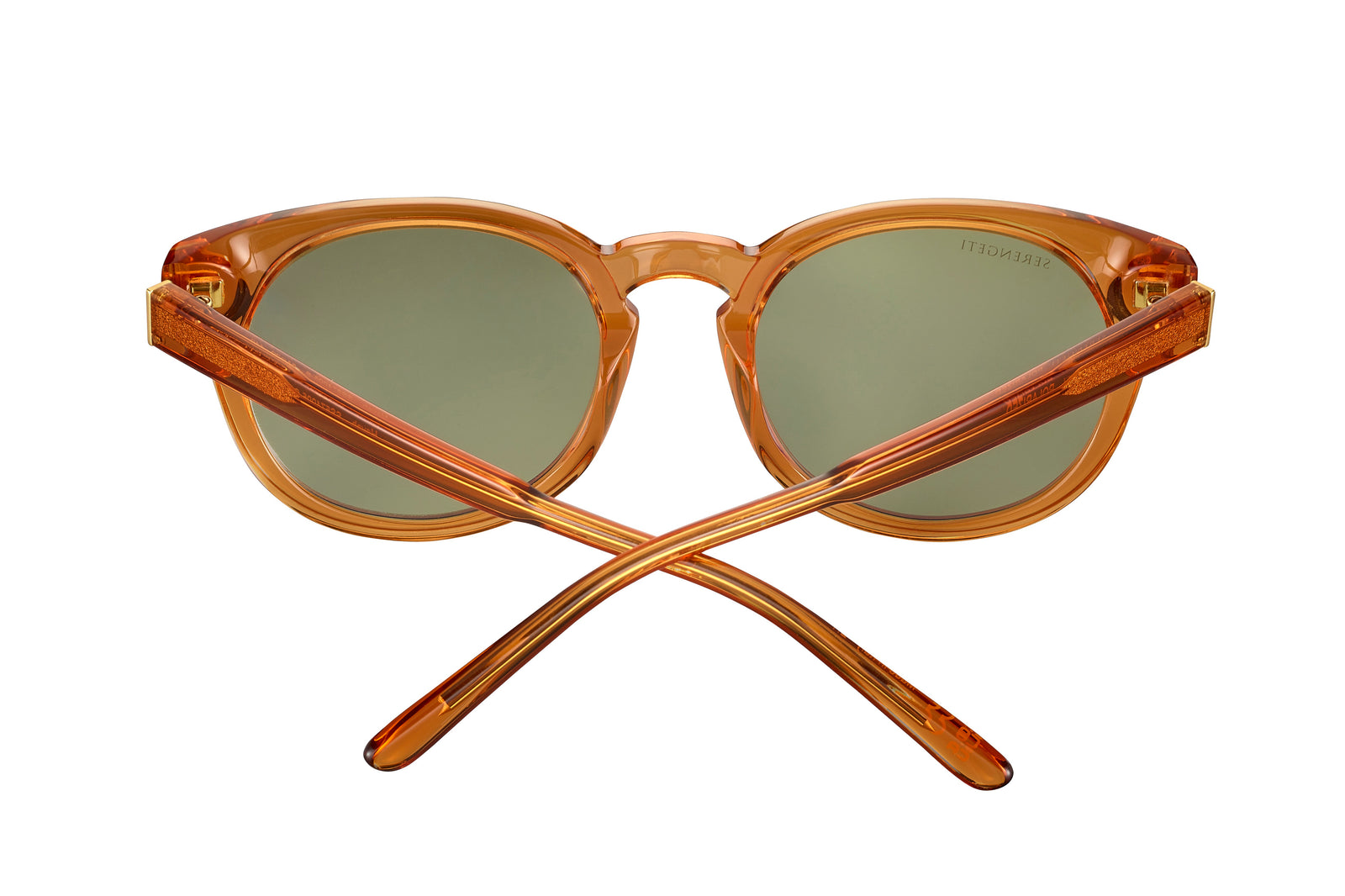 Serengeti Danby Sunglasses - Shiny Honey Acetate Frame, Photochromic Polarized Mineral Lenses - View #4
